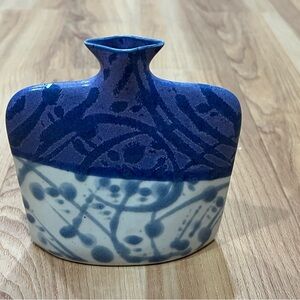 Blue and White Ceramic Vase
